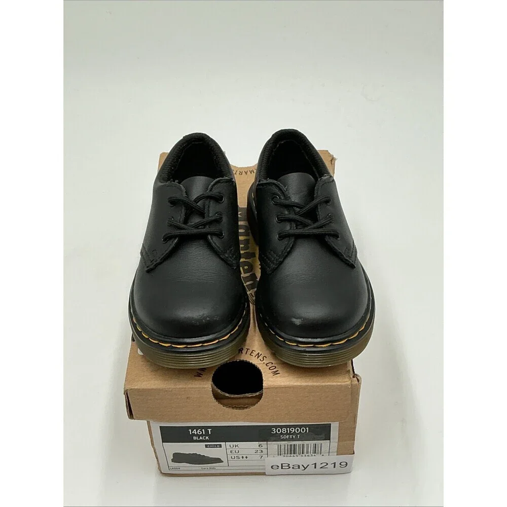 Dr. Martens 1461 30819001 Oxford Toddler US 7 Black Softy Leather Shoes Ebay1219